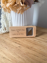 Load image into Gallery viewer, Personalised Wooden Bottle Opener