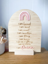 Load image into Gallery viewer, Arch Affirmation Plaque