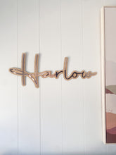 Load image into Gallery viewer, Wall Name Plaque- thin