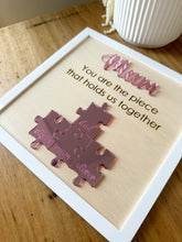 Load image into Gallery viewer, The Piece That Holds Us Together frame