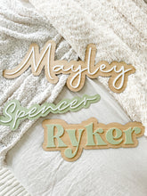 Load image into Gallery viewer, Double Layer Name Plaque