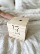 Load image into Gallery viewer, Wooden Money Box