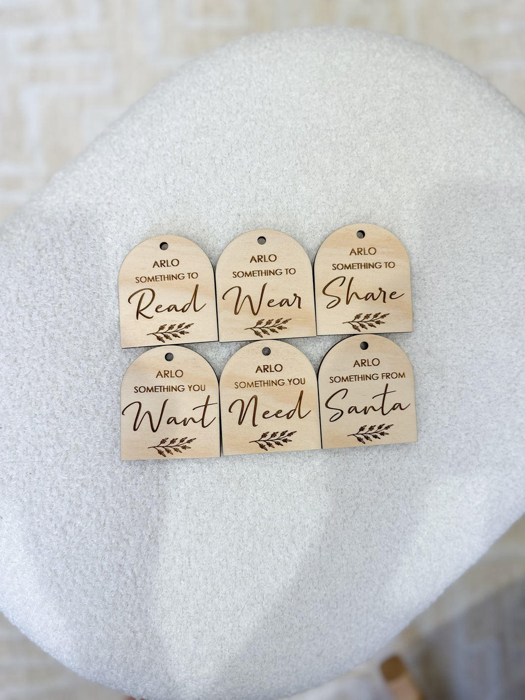 Mindful gift tags