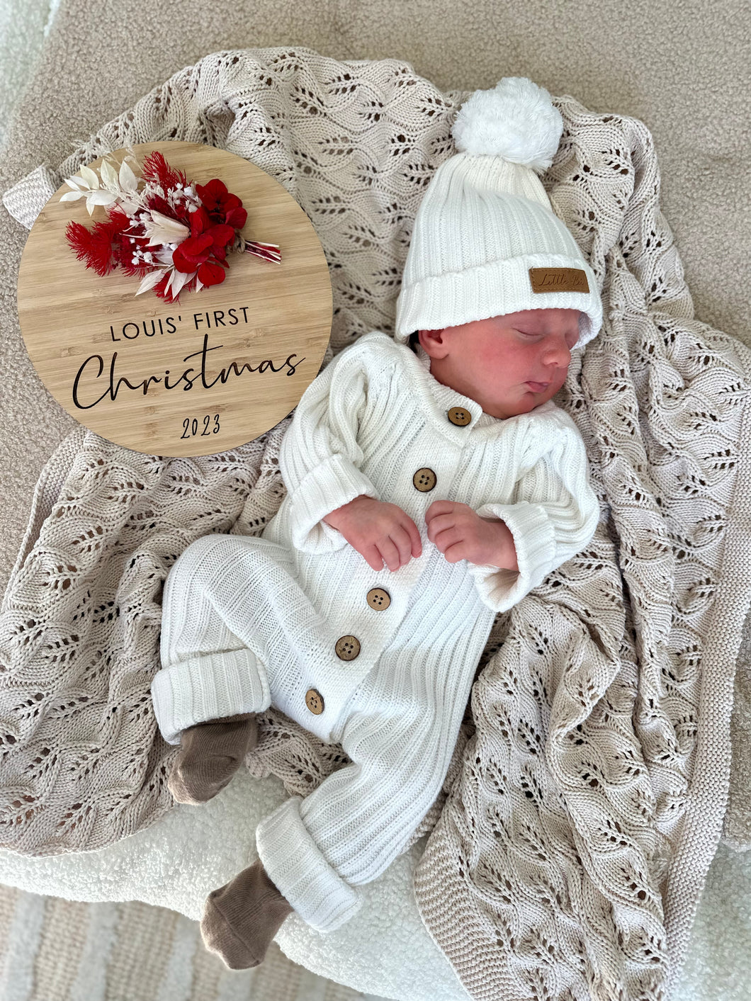 My First Christmas - Posie Plaque
