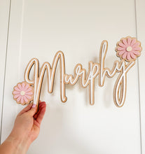 Load image into Gallery viewer, Double Layer Name Plaque
