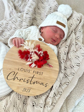 Load image into Gallery viewer, My First Christmas - Posie Plaque
