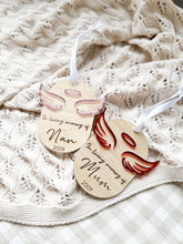 Load image into Gallery viewer, Oval Angel Wing Ornament
