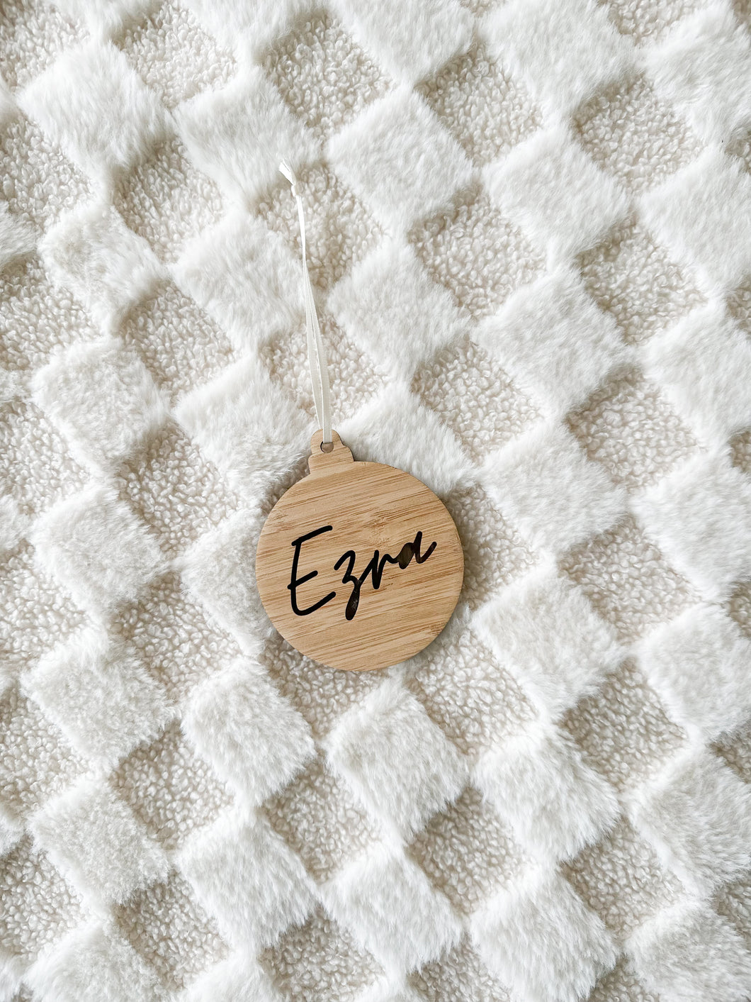 Bamboo Name Ornament