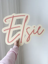 Load image into Gallery viewer, Double Layer Name Plaque
