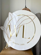 Load image into Gallery viewer, Custom Circle Business Sign
