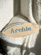 Load image into Gallery viewer, Surf Board Name Plaque
