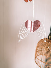Load image into Gallery viewer, Angel Wing with Heart Ornament

