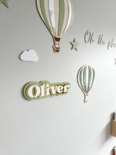 Load image into Gallery viewer, Triple Layer Acrylic Name Plaque
