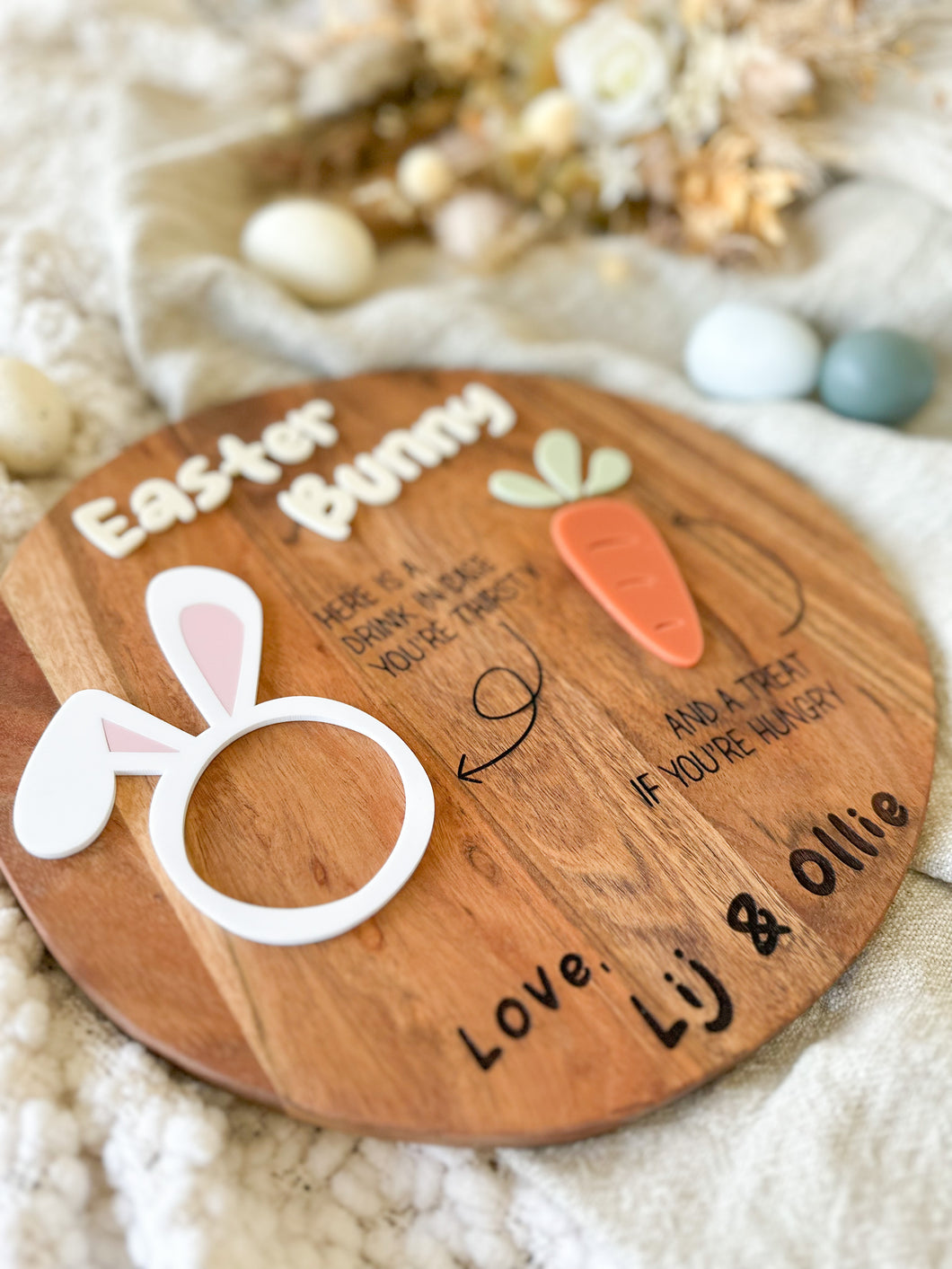 Easter Bunny Treat Board