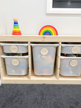 Load image into Gallery viewer, Wooden Storage Labels : 6 pack
