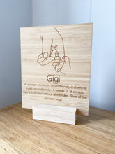 Load image into Gallery viewer, Line Drawing - Mother’s Day plaque
