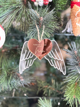 Load image into Gallery viewer, Angel Wing with Heart Ornament
