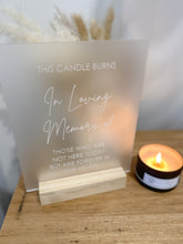 Load image into Gallery viewer, In Loving Memory Sign
