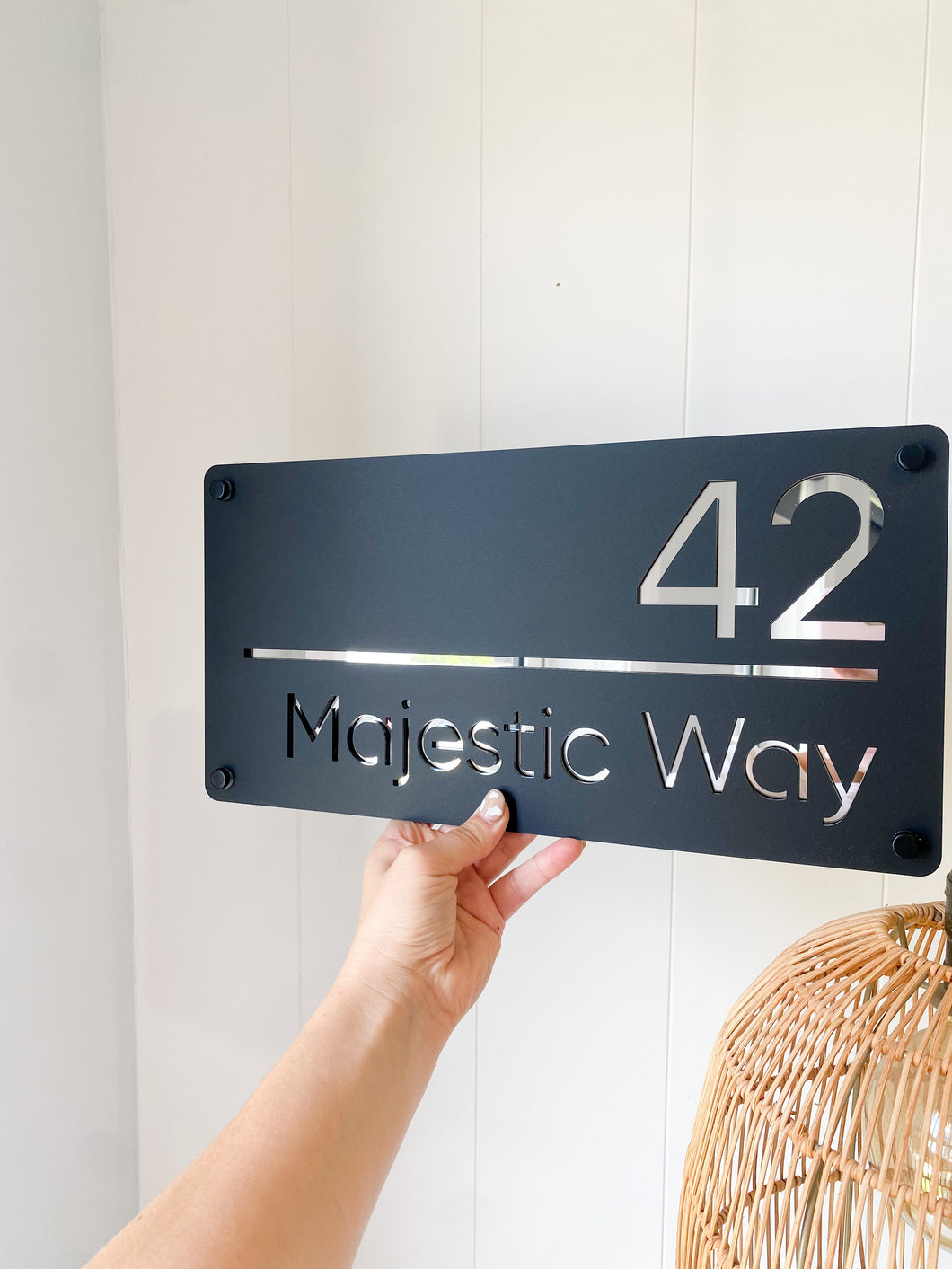 Double Layer House Plaque