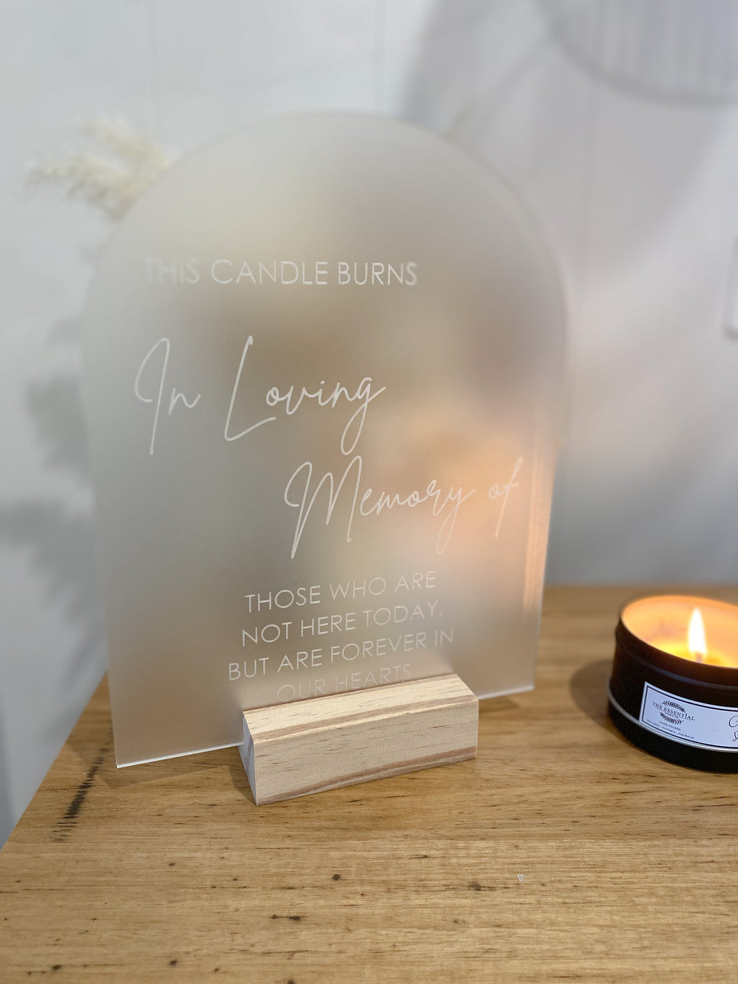 In Loving Memory Sign