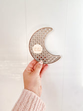 Load image into Gallery viewer, Rattan Moon &amp; Star
