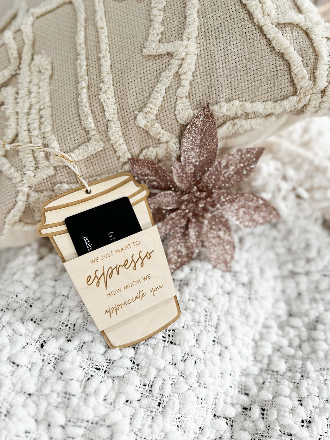 Gift Card Coffee Ornament