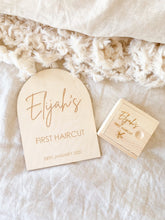 Load image into Gallery viewer, First Hair Cut Plaque
