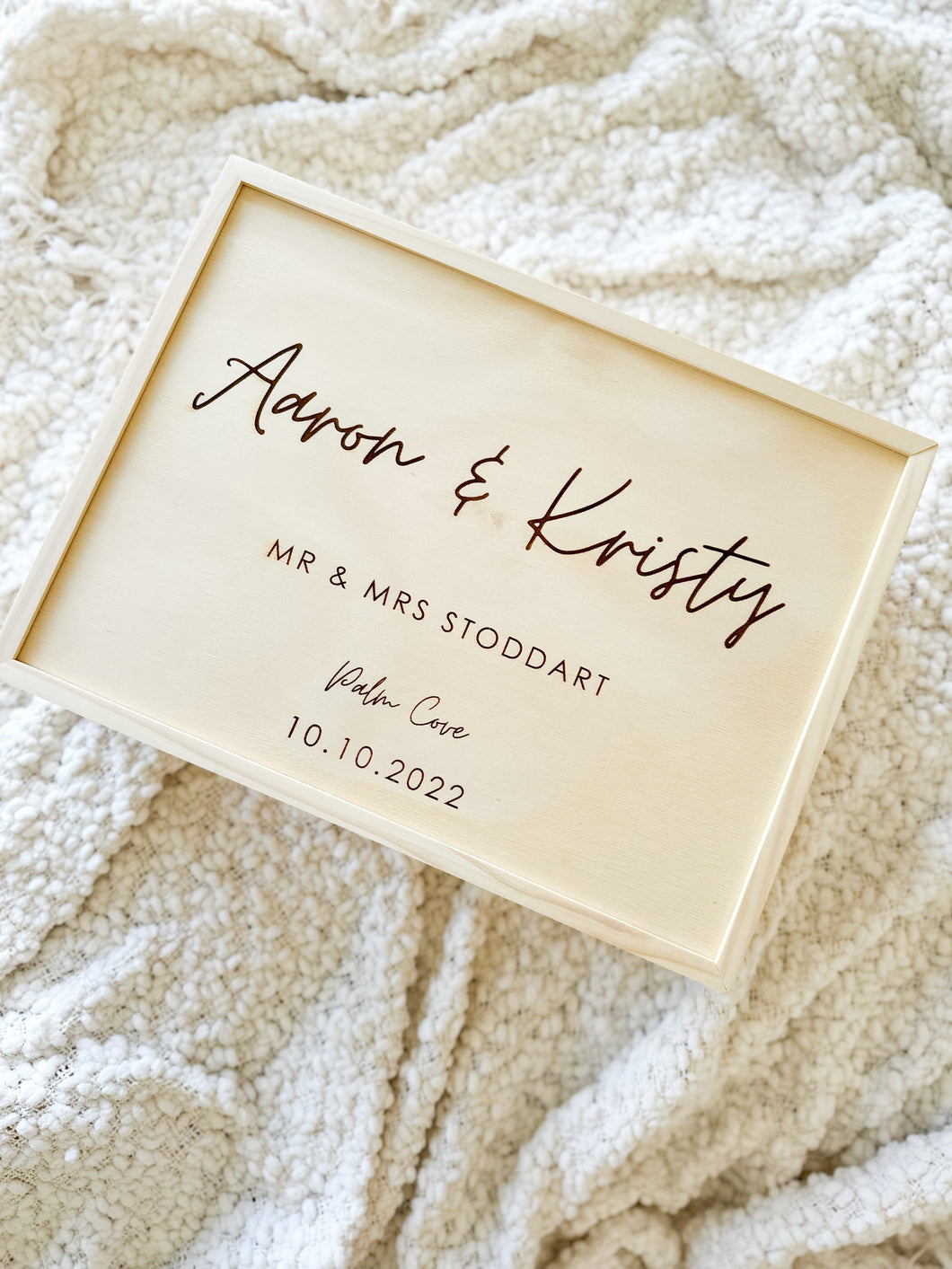 Wedding Keepsake Box