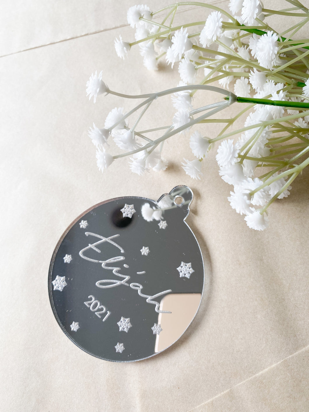 Mirror Acrylic Baubles